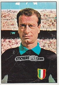 Sticker Giuliano Sarti - Calciatori 1965-1966 n. 123 - Panini
