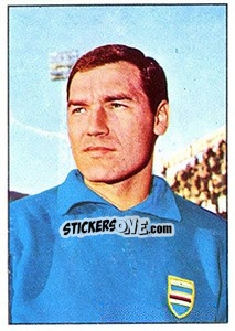 Sticker Pietro Battara - Calciatori 1965-1966 n. 252 - Panini
