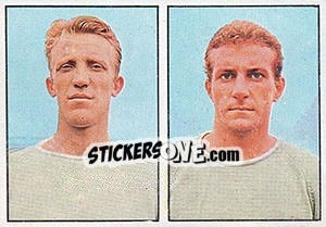 Sticker Tagnin / Di Cristofaro - Calciatori 1965-1966 n. 318 - Panini