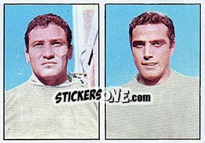 Sticker Lojacono / Nicolé - Calciatori 1965-1966 n. 319 - Panini