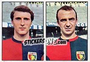 Sticker Zigoni / Gilardoni - Calciatori 1965-1966 - Panini