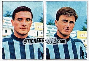 Sticker Sacchi / Fracassa - Calciatori 1965-1966 n. 336 - Panini