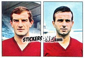 Sticker Cairoli / Azzali - Calciatori 1965-1966 - Panini