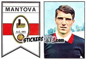 Sticker Scudetto / Zoff - Calciatori 1965-1966 n. 345 - Panini