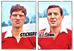 Sticker Santon / Di Giacomo - Calciatori 1965-1966 n. 349 - Panini
