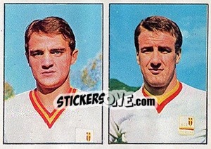 Sticker Benatti / Ghelfi - Calciatori 1965-1966 n. 353 - Panini