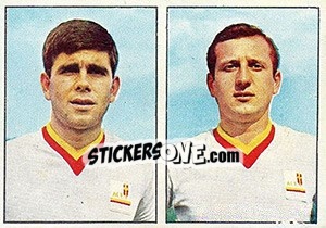 Sticker Piccioni / Capasciutti - Calciatori 1965-1966 - Panini