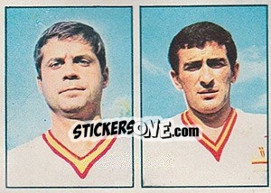 Sticker Fascetti / Morelli - Calciatori 1965-1966 - Panini