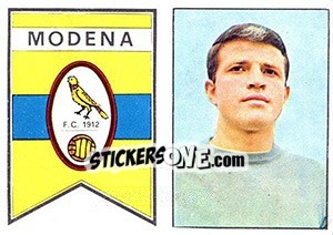 Sticker Scudetto / Colombo - Calciatori 1965-1966 n. 357 - Panini