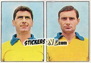 Sticker Aguzzoli / Borsari - Calciatori 1965-1966 n. 359 - Panini