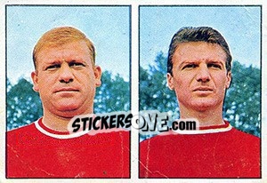 Sticker Bersellini / Vigni - Calciatori 1965-1966 - Panini