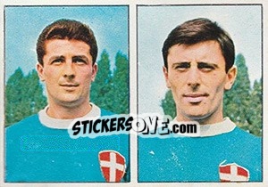 Cromo Pereni / Milanesi - Calciatori 1965-1966 - Panini