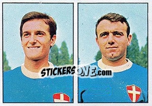 Sticker Mascheroni / Bramati - Calciatori 1965-1966 n. 374 - Panini