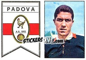 Sticker Scudetto / Galassi - Calciatori 1965-1966 n. 375 - Panini