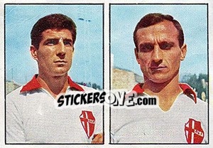 Sticker Sereni / Carminati - Calciatori 1965-1966 - Panini