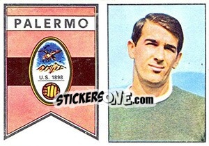 Sticker Scudetto / Ferretti - Calciatori 1965-1966 n. 381 - Panini