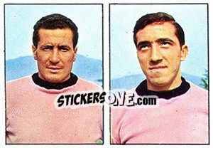 Sticker Tinazzi / Troja - Calciatori 1965-1966 n. 385 - Panini
