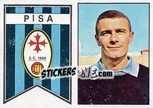 Sticker Scudetto / Breviglieri - Calciatori 1965-1966 n. 387 - Panini