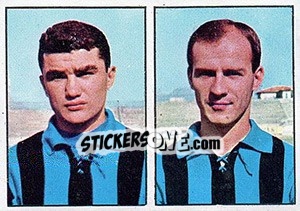Sticker Ripari / Barontini - Calciatori 1965-1966 - Panini