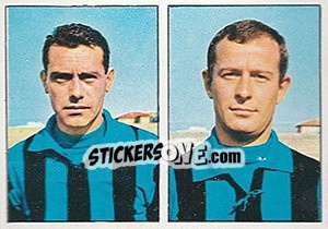 Sticker Cervetto / Cosma - Calciatori 1965-1966 - Panini