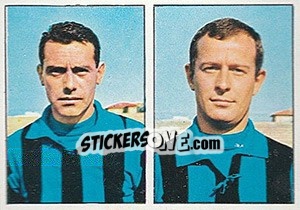 Sticker Cervetto / Cosma - Calciatori 1965-1966 n. 392 - Panini