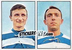 Cromo Calloni / Manzoni - Calciatori 1965-1966 - Panini