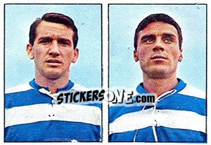 Sticker Recagno / Duvina - Calciatori 1965-1966 - Panini