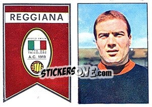 Sticker Scudetto / Bertini G. - Calciatori 1965-1966 n. 405 - Panini