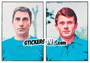 Sticker Petris / Vanzini - Calciatori 1965-1966 - Panini