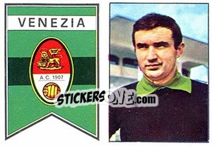 Sticker Scudetto / Vincenzi - Calciatori 1965-1966 n. 423 - Panini