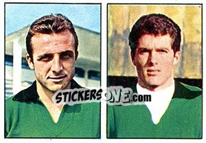 Sticker Spagni / Bertogna - Calciatori 1965-1966 - Panini
