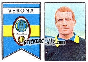 Sticker Scudetto / Cimpiel - Calciatori 1965-1966 - Panini