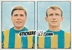 Sticker Ghedini / Cappellino - Calciatori 1965-1966 - Panini