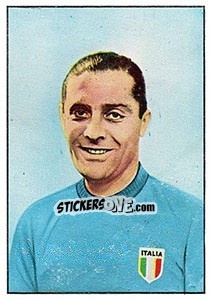Sticker Giuseppe Meazza - Calciatori 1965-1966 n. 443 - Panini
