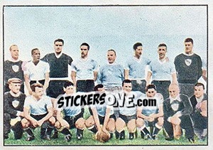 Figurina Squadra Uruguay (1950)