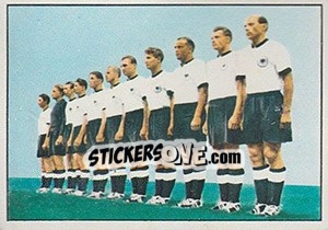 Cromo Squadra West Germany (1954) - Calciatori 1965-1966 - Panini