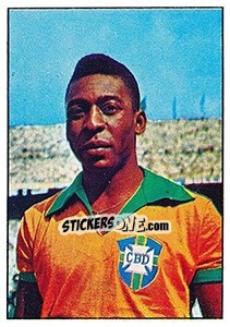 Sticker Pele - Calciatori 1965-1966 n. 450 - Panini