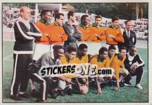 Sticker Squadra Brazil (1962) - Calciatori 1965-1966 n. 451 - Panini