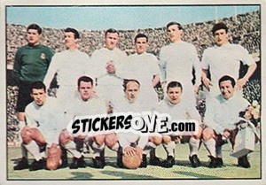Sticker Squadra Real Madrid - Calciatori 1965-1966 - Panini