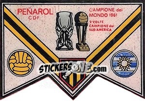 Sticker Scudetto Penarol - Calciatori 1965-1966 - Panini