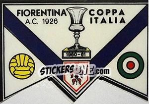 Sticker Scudetto Fiorentina (1960-61) - Calciatori 1965-1966 n. 471 - Panini