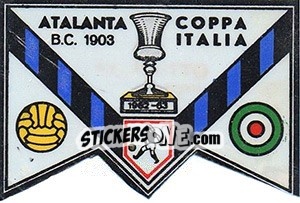 Sticker Scudetto Atalanta (1962-63) - Calciatori 1965-1966 n. 475 - Panini