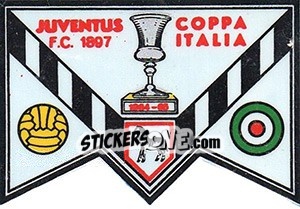Cromo Scudetto Juventus (1964-65) - Calciatori 1965-1966 - Panini