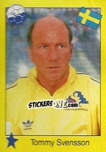 Figurina Tommy Svensson - Euro 1992 - Manil