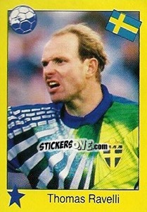 Sticker Thomas Ravelli - Euro 1992 n. 3 - Manil