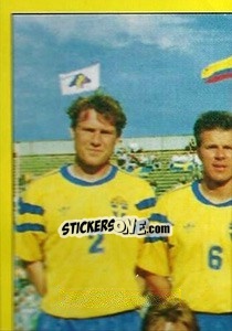 Sticker Equipe (puzzle 1) - Euro 1992 n. 6 - Manil
