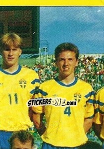 Sticker Equipe (puzzle 3) - Euro 1992 - Manil