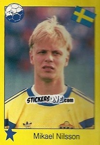 Sticker Mikael Nilsson - Euro 1992 - Manil