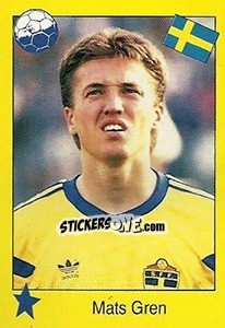 Sticker Mats Gren - Euro 1992 n. 18 - Manil