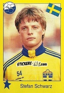 Sticker Stefan Schwarz - Euro 1992 - Manil